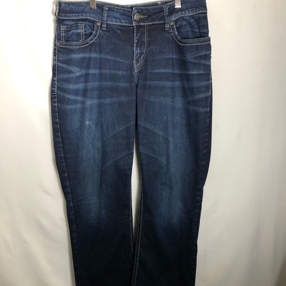 Men’s Silver Jeans. Suki High Slim Boot. Size 14. - Picture 3 of 9